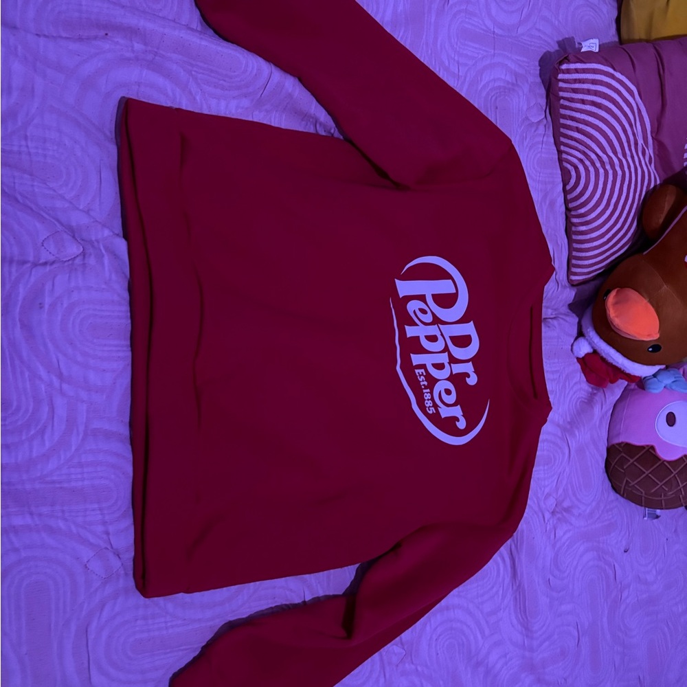 SHEIN Red Crew Neck Sweater